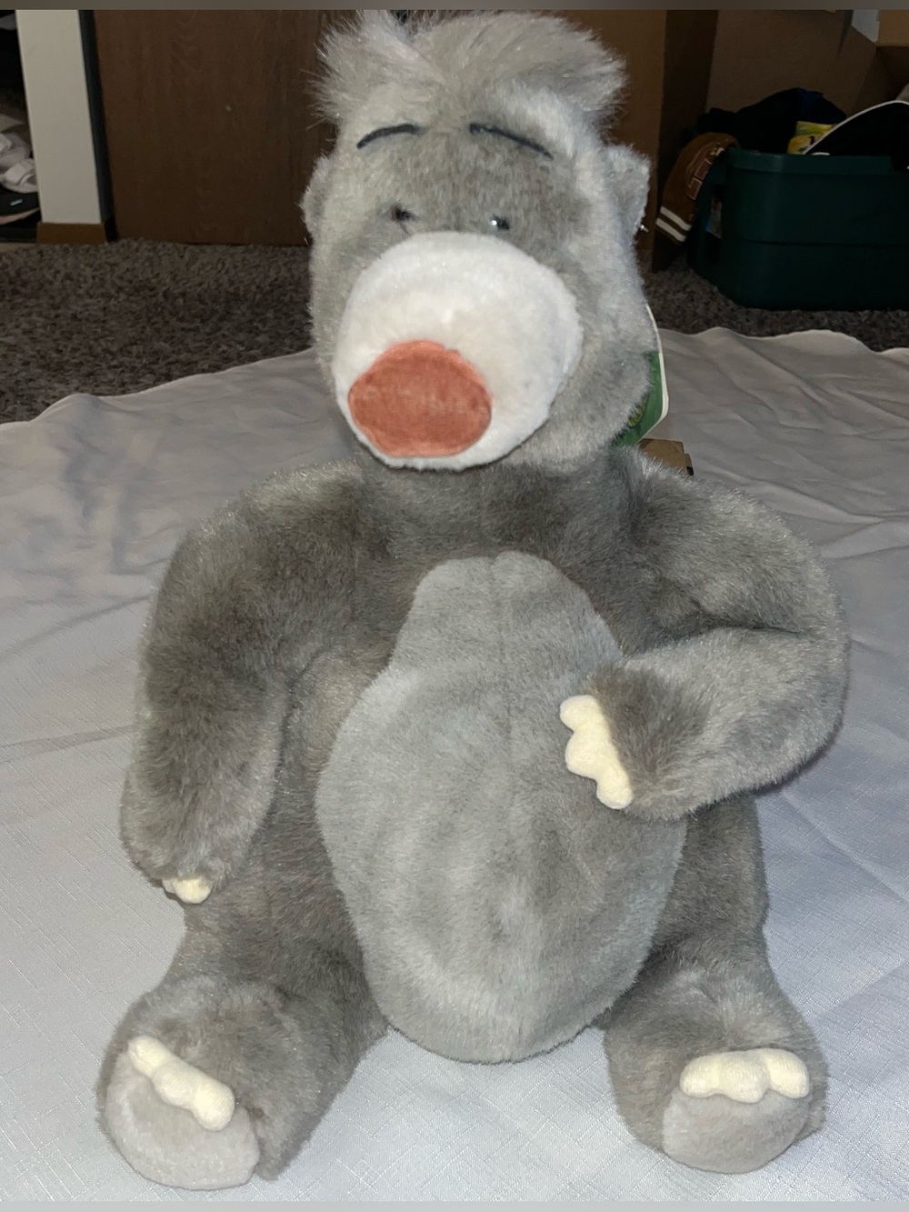Vintage Disney Jungle Book Baloo bear plush doll 15”